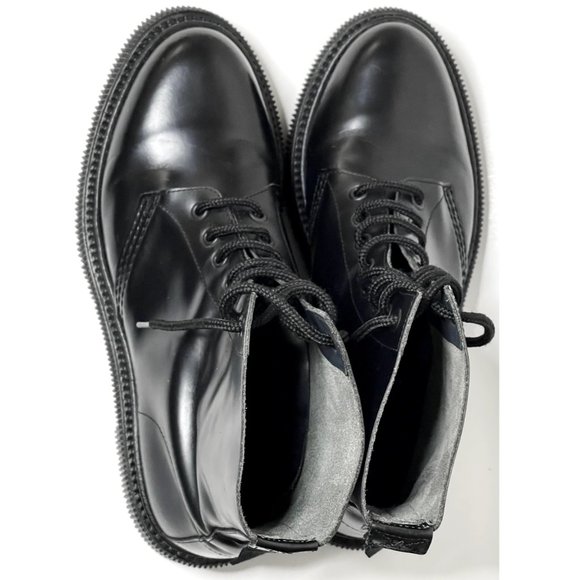 Études x Adieu Paris Label Edition | Black Type 129 Combat Boots - Picture 7 of 10